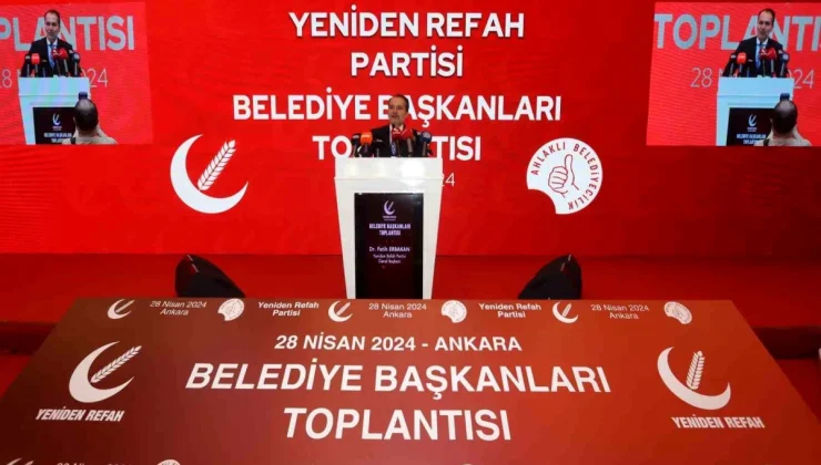 Yeniden Refah Partisi Ahlaklı Belediyecilik Anlayışını Vurguladı