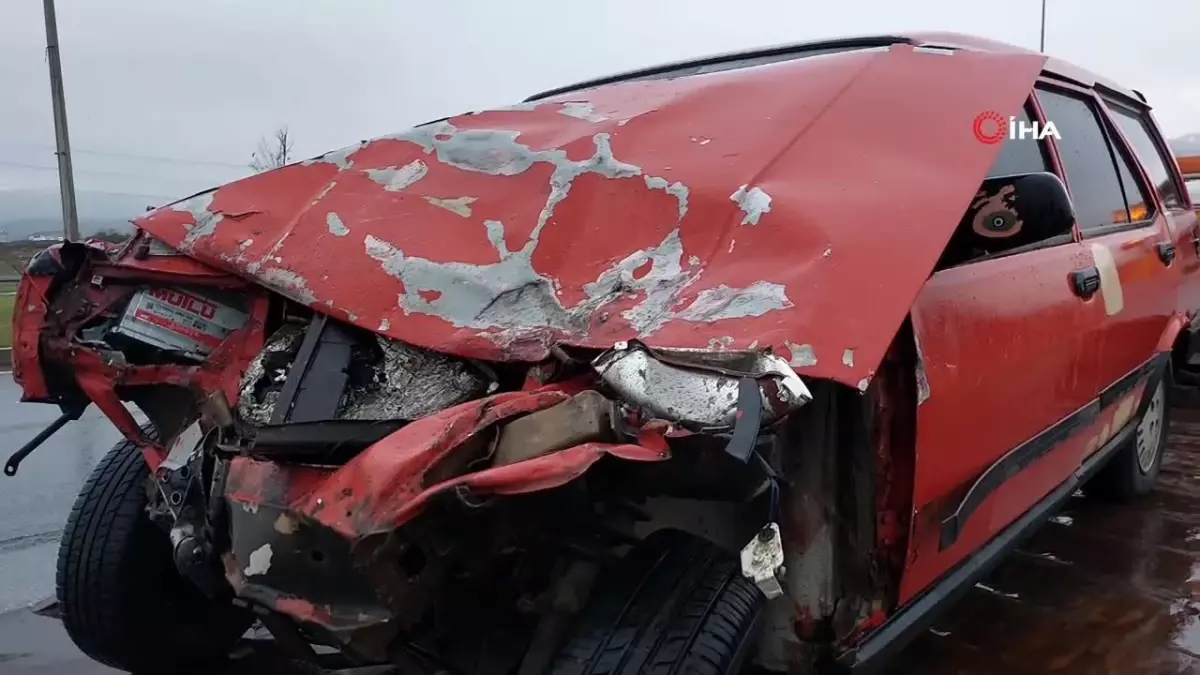 Samsun’da Trafik Kazası: 2 Yaralı