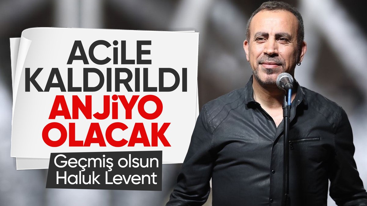 Haluk Levent hastaneye kaldırıldı